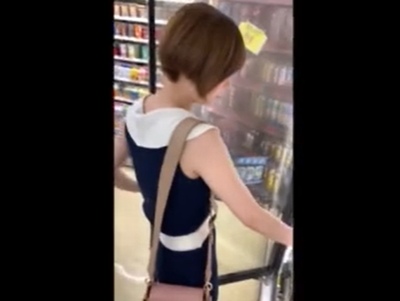 ショートボブのイマドキ素人さんとコンビニで飲み物を買ってしっぽりホテル個人撮影