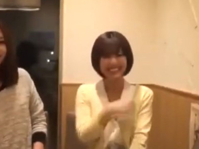 相席屋でゲットした素人娘を自室に連れ込み中出し！！！